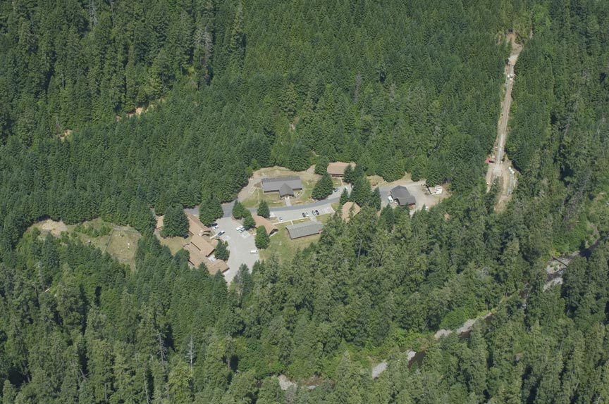 Andrews Forest Headquarters Aerial