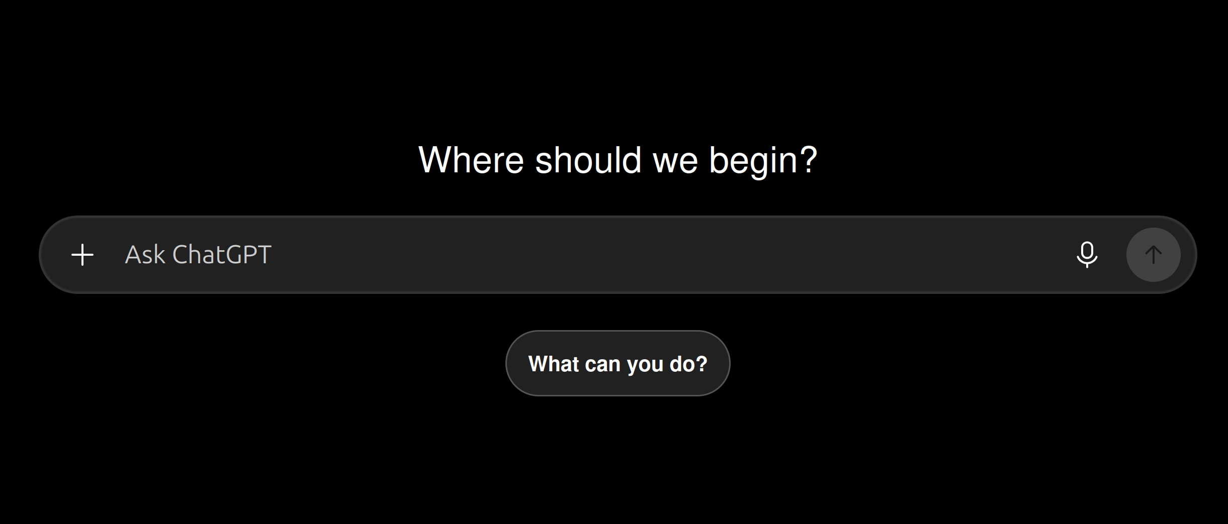 Generative AI prompt box