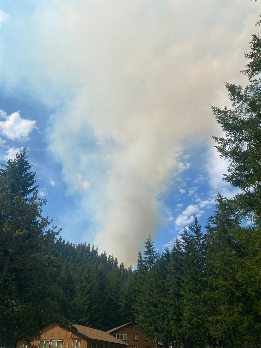 smoke viewed from headquarters July 16