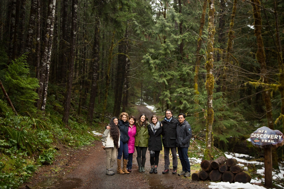 Juntos group at the Andrews Forest 2017