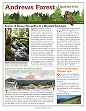 Andrews Forest Newsletter Fall 2019