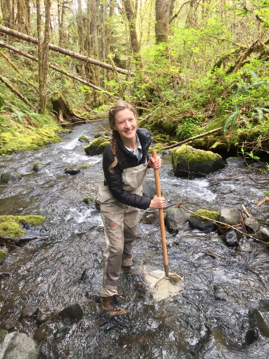 graduate student Lauren Zatkos