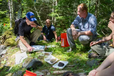 Stream Ecology field work, July 2014