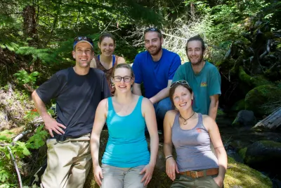 Stream Ecology field work, July 2014