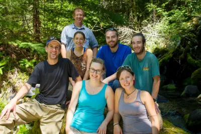 Stream Ecology field work, July 2014