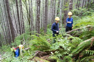 Graduate students in Watershed 1