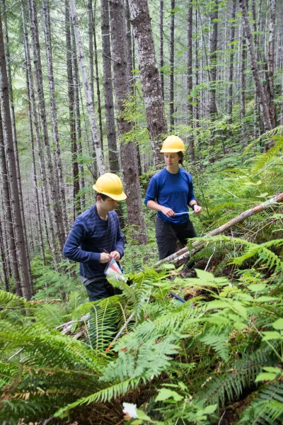 Graduate students in Watershed 1