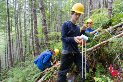 Graduate students in Watershed 1