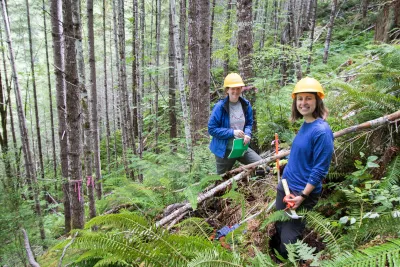 Graduate students in Watershed 1