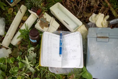 Mack Creek stream vertebrates field gear