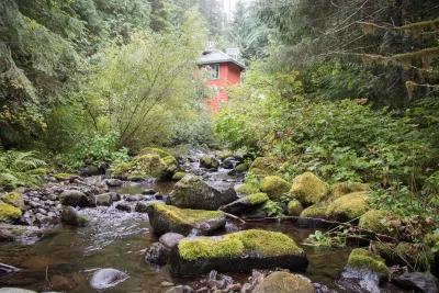 Mack Creek gaging station