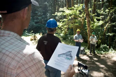 Steve Wondzell and Sherri Johnson present on hydrology and stream chemistry