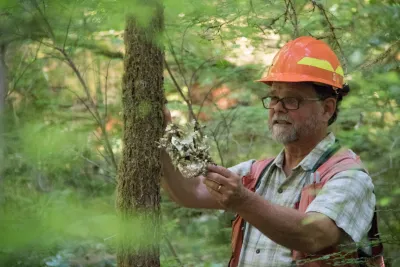 Dave Shaw presents on long-term vegetation studies