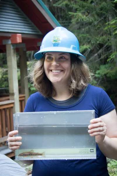 USFS scientist Brooke Penaluna