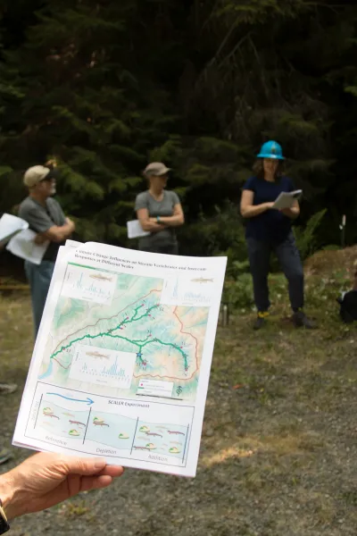 Brooke Penaluna presents on the SCALER project and stream ecology models