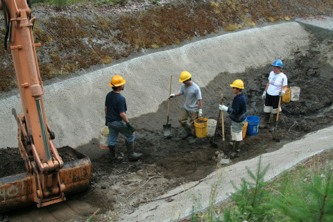Sediment Basin Sampling 2007