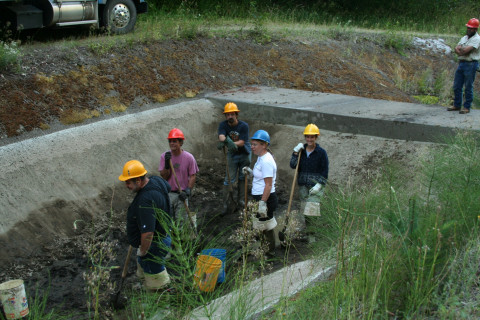 Sediment Basin Sampling 2007