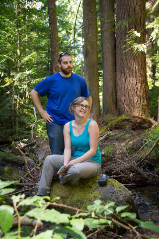 Stream Ecology field work, July 2014