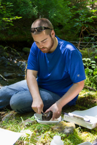 Stream Ecology field work, July 2014