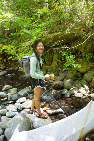 REU Sarah Ward samples for tagged salmanders