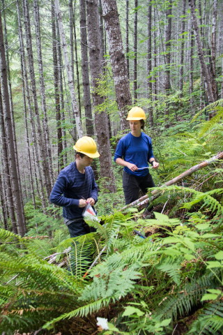 Graduate students in Watershed 1