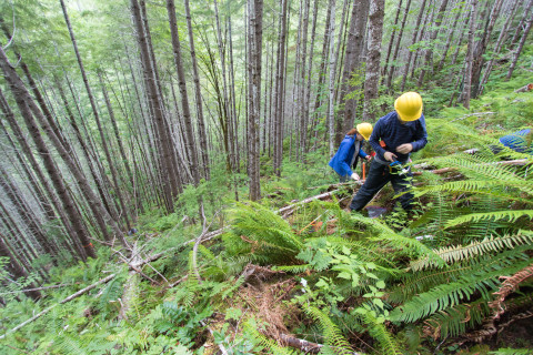 Graduate students in Watershed 1