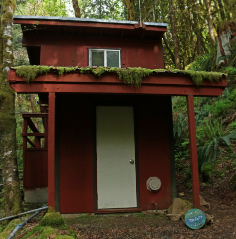 Watershed 1 gage house