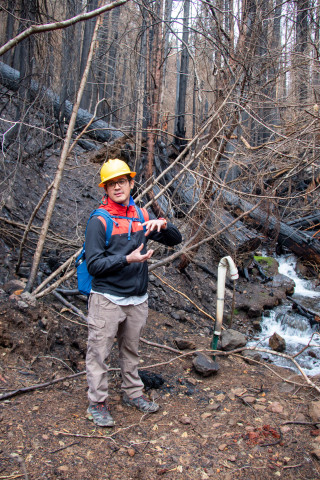 Nov 2023 field trip to HJA after Lookout Fire
