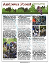 Andrews Forest Newsletter Fall 2015