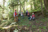 2018 veg PSP crew: David Shaw, Principal Investigator, OSU; Bryan Sipe, crew member, OSU; Rob Pabst, project coordinator, OSU; David Bell, Research Forester, PNW Research Station; Jessie Hild, crew member, OSU; Amanda Brackett, crew leader, OSU