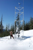 Upper Lookout Met during April 2008 snow event