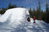Upper Lookout Met Shelter during snow event